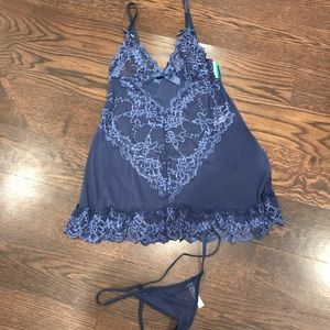 Real Lingerie NEW 2Piece Teddy & Thong